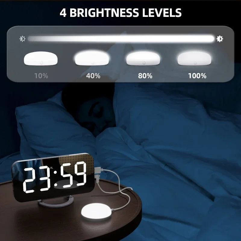 TheWakeUpCrew™ Vibrating LED Alarm Clock To Get You Out of Bed!