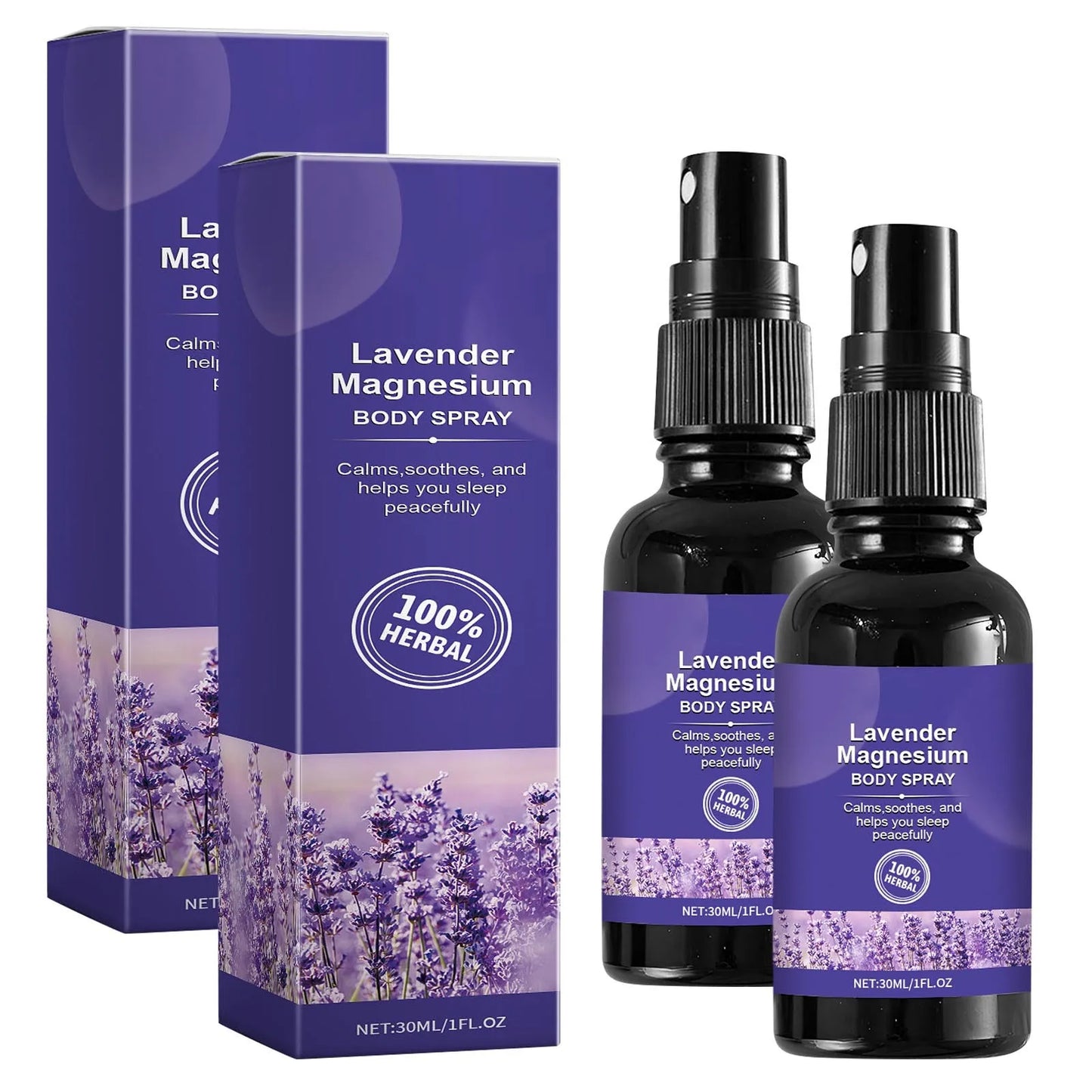 TheWakeUpCrew™ Lavender/Magnesium Pillow Spray 30ml Aromatherapy Sleep Lavender Pillow Mist