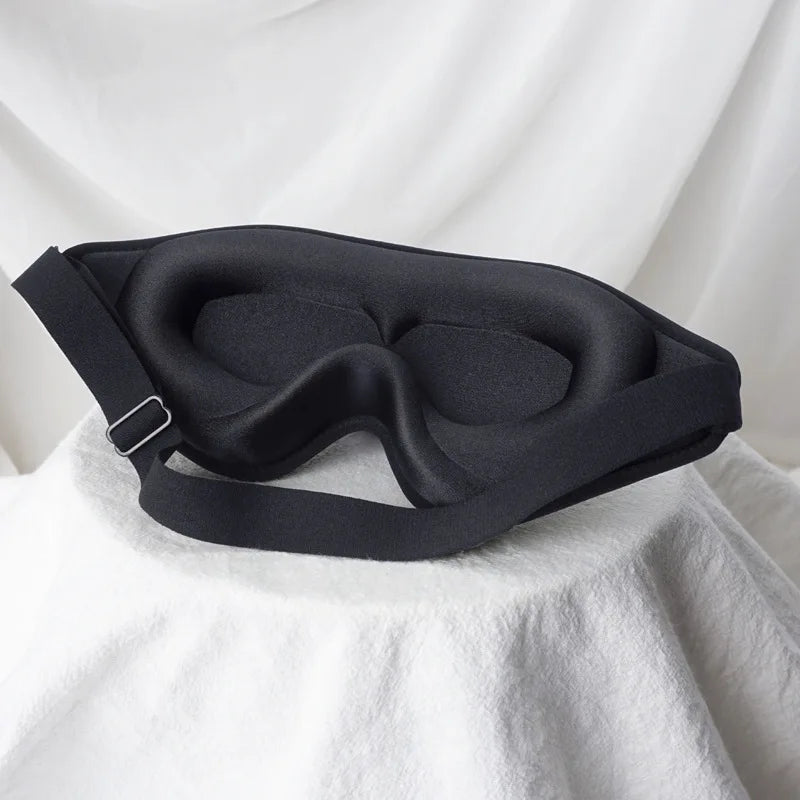 TheWakeUpCrew™ 3D Sleeping Mask 100% Light Blockout Sleeping Mask with Adjustable Strap