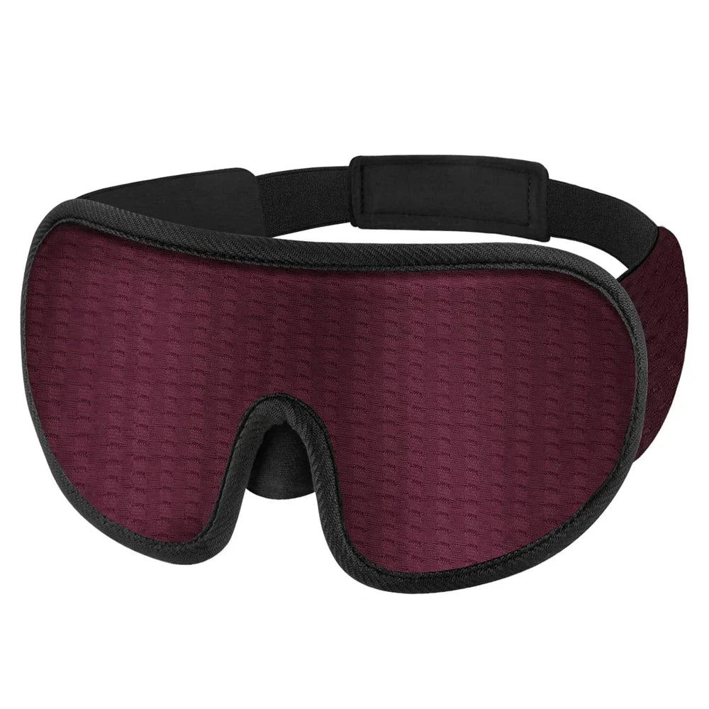 TheWakeUpCrew™ 3D Sleeping Mask 100% Light Blockout Sleeping Mask with Adjustable Strap