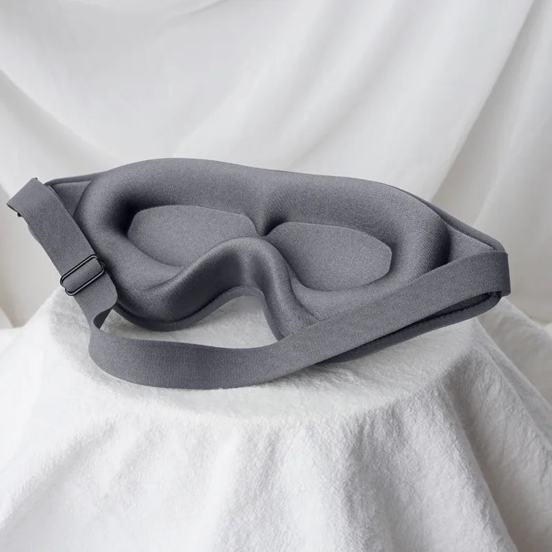 TheWakeUpCrew™ 3D Sleeping Mask 100% Light Blockout Sleeping Mask with Adjustable Strap