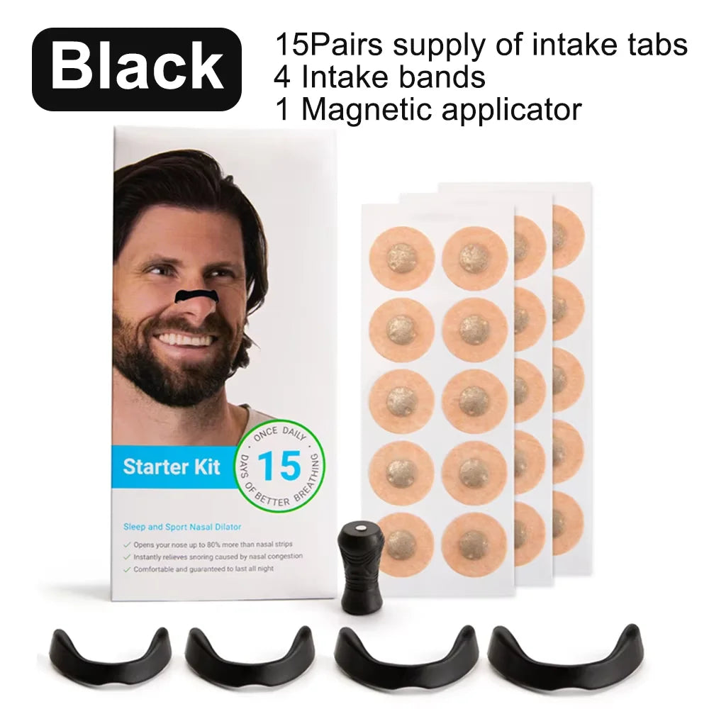 TheWakeUpCrew™ Magnetic Nasal Strips Nasal Breathing Dilators 15-Pairs