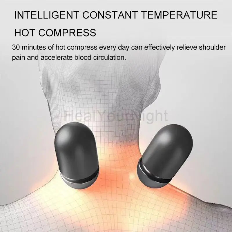 TheWakeUpCrew™ Ergonomic Waist Pillow for Lower Back Support comes w/ Heating Vibrating