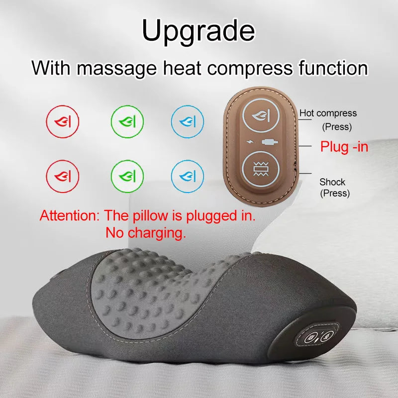 TheWakeUpCrew™ Ergonomic Waist Pillow for Lower Back Support comes w/ Heating Vibrating