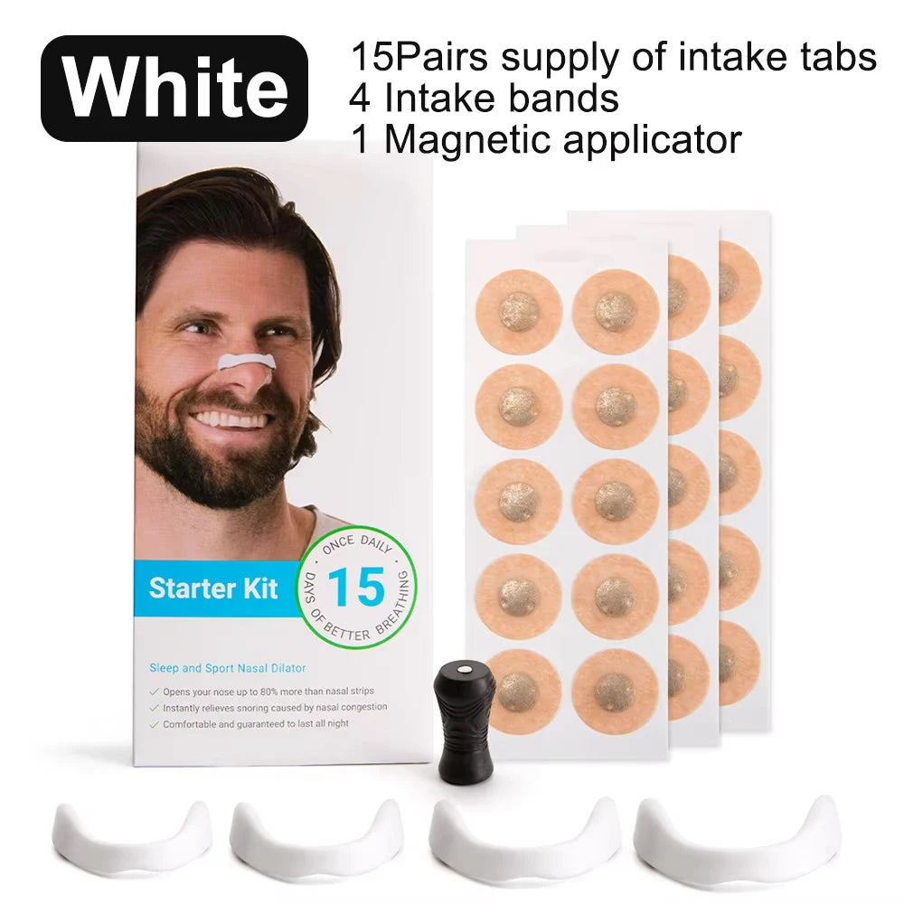 TheWakeUpCrew™ Magnetic Nasal Strips Nasal Breathing Dilators 15-Pairs