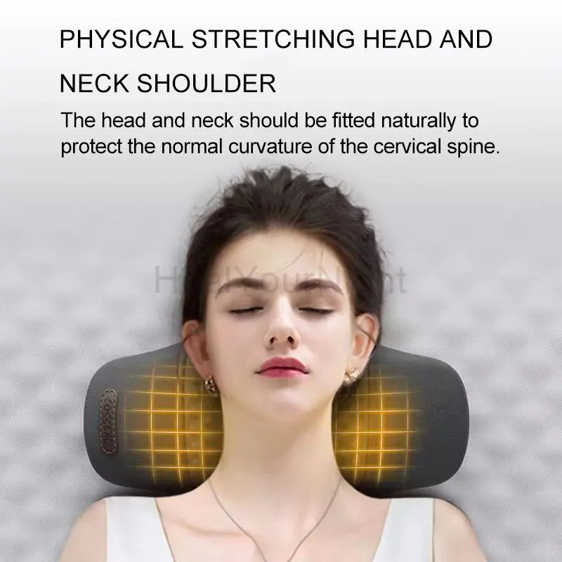 TheWakeUpCrew™ Ergonomic Waist Pillow for Lower Back Support comes w/ Heating Vibrating